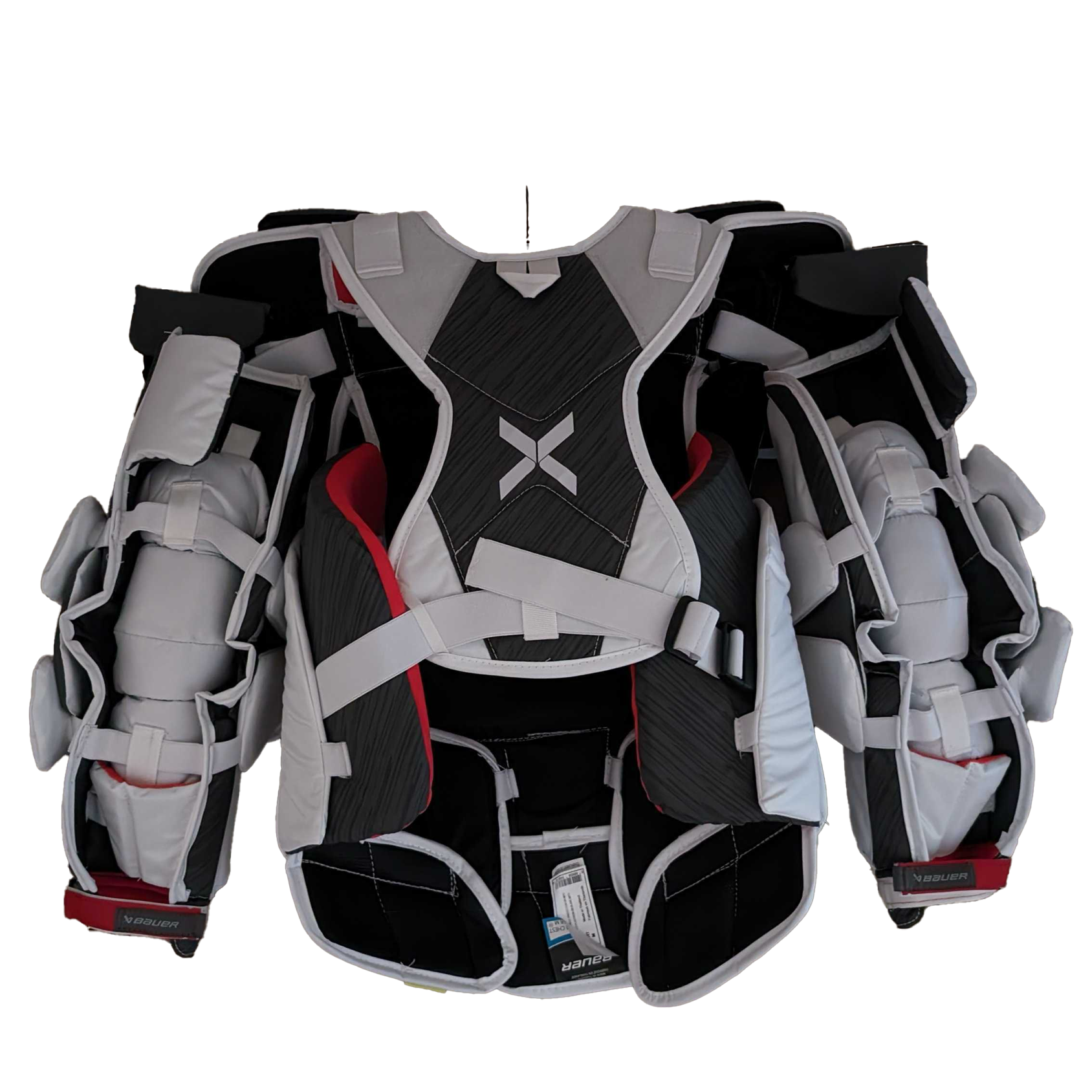 Bauer Vapor Hyperlite 2 – Nouveau plastron de gardien de but Pro Stock (blanc)